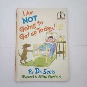 Vintage 1987 Dr. Seuss "I am not going to get up today!